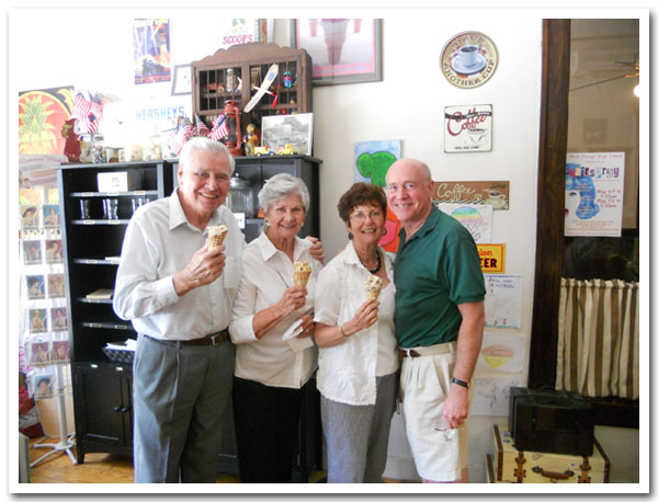 Tom and Anne Sexton and Marti and Walt Unger